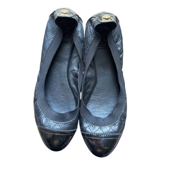Tory Burch Ballet Flats Black sz 8.5 - Picture 1 of 3